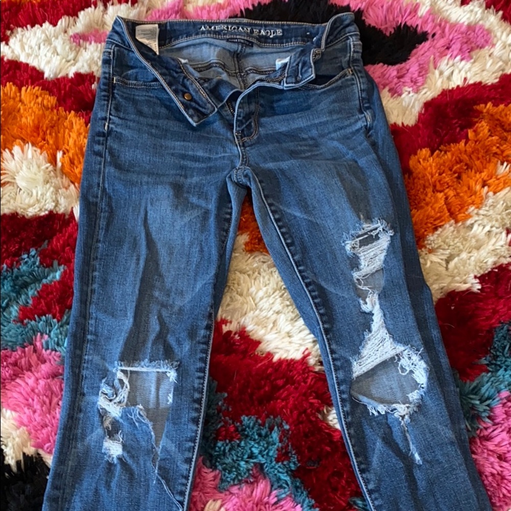 American eagle hi-rise jeans